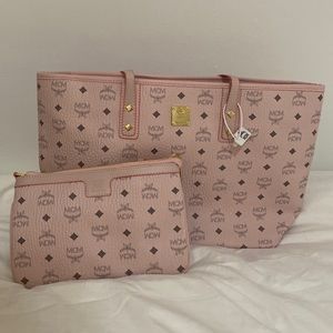 Pink monogram bag